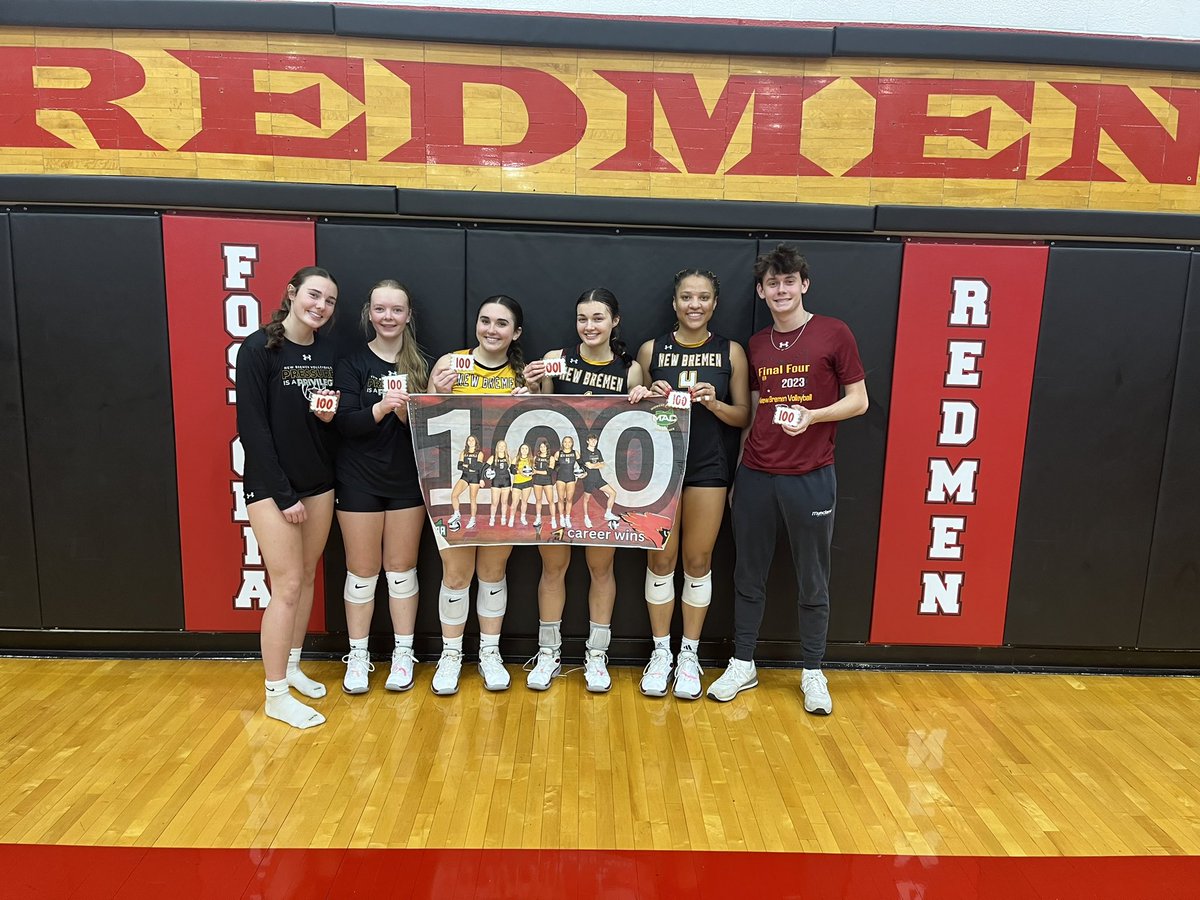 Elite 8! 💪🏼 Proud of this team!  ❤️💛

Congratulations to our seniors on their 1️⃣0️⃣0️⃣th career win!  They are the 6th consecutive senior class to reach 100 career wins!

Regionals finals vs Tinora on Saturday. 

Thanks for the continuous support!  We are Cardinals! ❣️