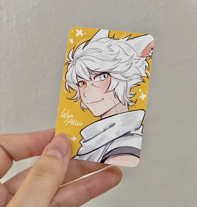 ทำวินาทีสุดท้ายเวอร์ ปริ้นท์เองตัดเองฮือ55 การ์ด ffxiv wol ของเราาา วันงานจะขอแลกกับนักรบคนอื่นๆด้วยนะคะะ  #CA9 