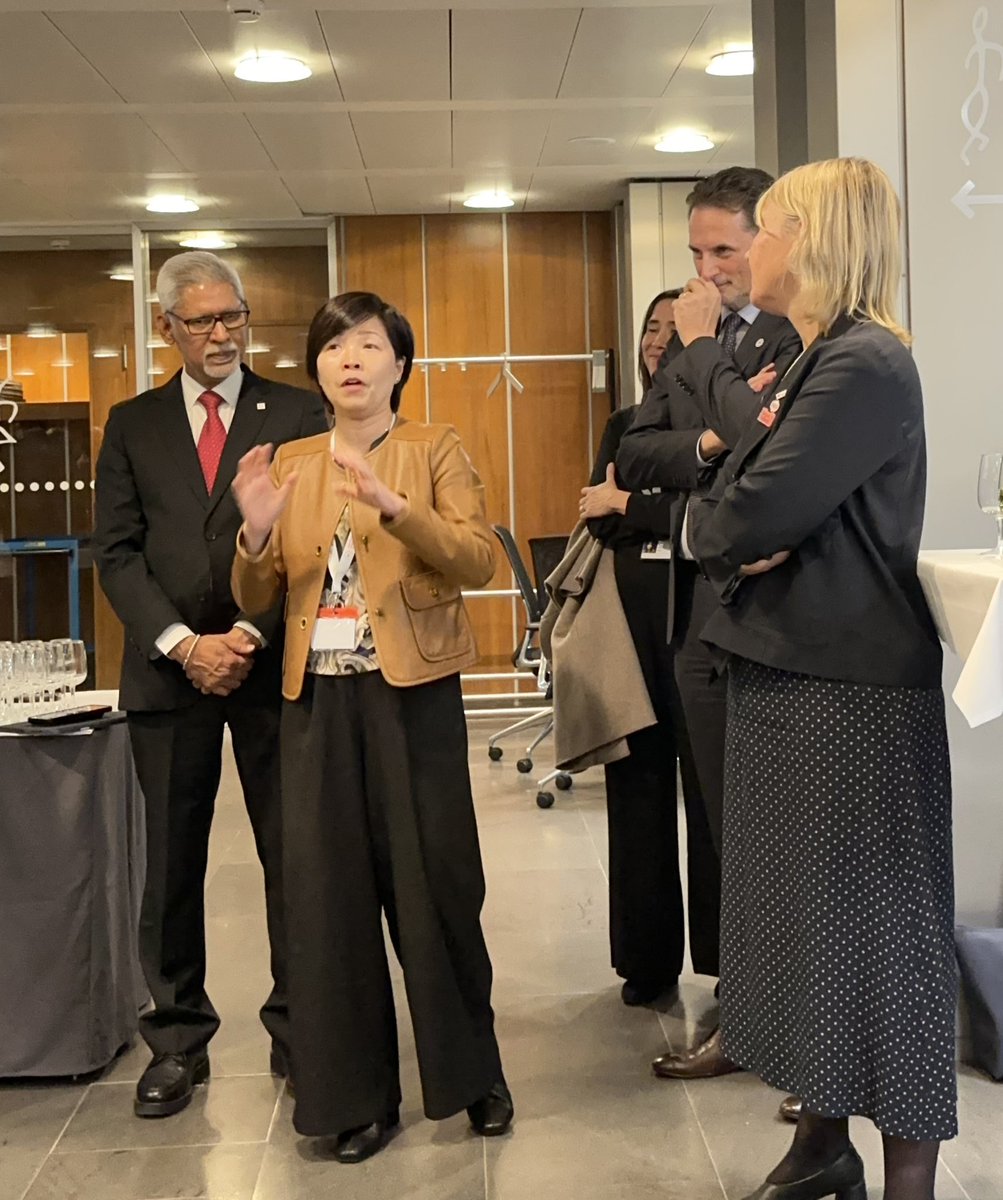 Grateful to moderate at the side event in the 34th International Conference “From commitment to Impact: Mental Health and Psychosocial Support in Action”. 

A heartwarming celebration of the establishment of the MHPSS International Movement Hub. 

#rcrc34 
#MentalHealthMatters