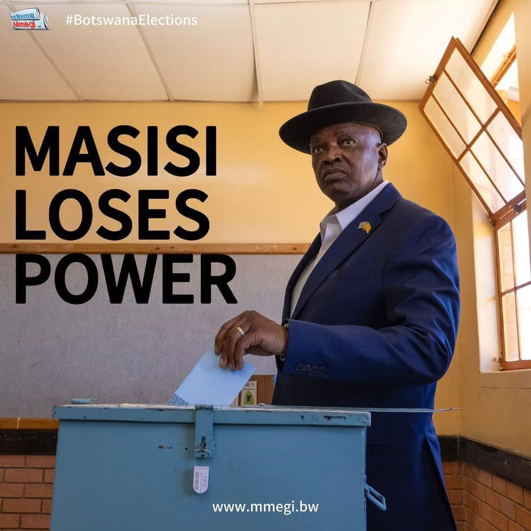 marangdream's tweet photo. Meanwhile, in Botswana elections  🗳️…. Ruling party BDP has lost power for the first time since Independence in 1966…. It’s a total washout! 😮 https://t.co/xYOXo3H5sH