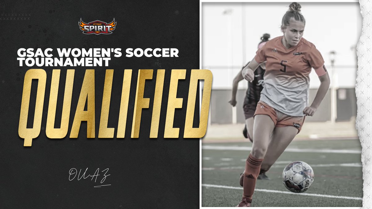 gsacsports's tweet photo. With their 2-0 win this evening, @OUAZSpirit has secured the final spot in the GSAC Women's Soccer Tournament.
#GSACwsoc #GSACsports #NAIAwsoc https://t.co/xfb09yBFfg