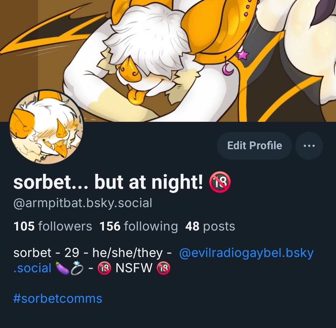 SorbetBat's tweet photo. hi hi! i don't use Twitter anymore, find me on 🦋 instead!! https://t.co/Ub8jEbGaSP