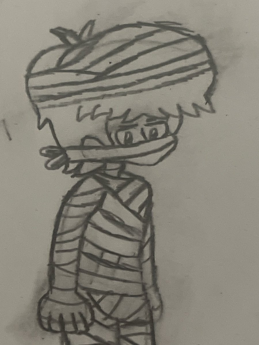 MintToonsStudio's tweet photo. Looks like Minty’s got some mummy issues, anyways HAPPY HALLOWEEN! https://t.co/7Rw1PTwDNn