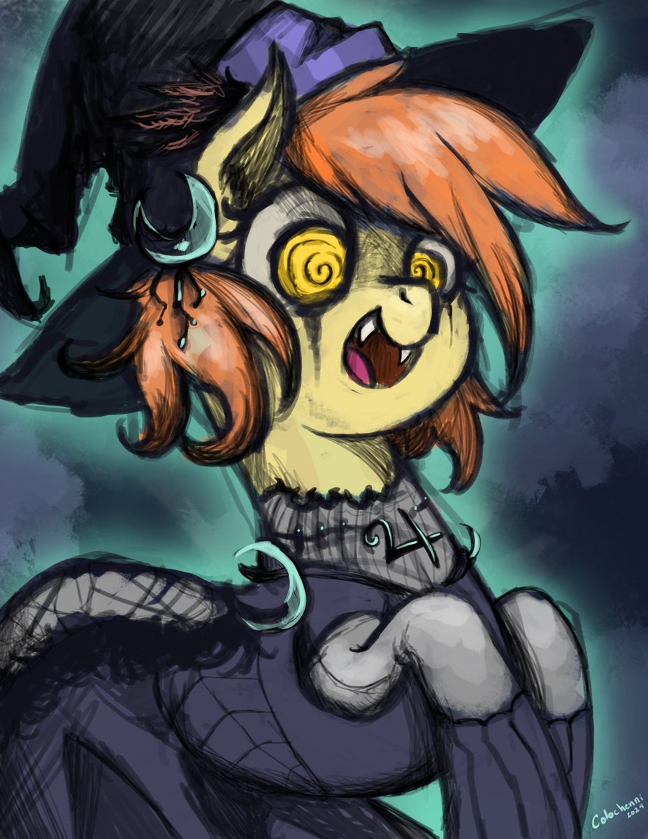 colochenni's tweet photo. spoopy thursday
#mlptwt #mlpfim #mlpart #mylittlepony #Halloween #nightmarenight https://t.co/iScnQFehWr