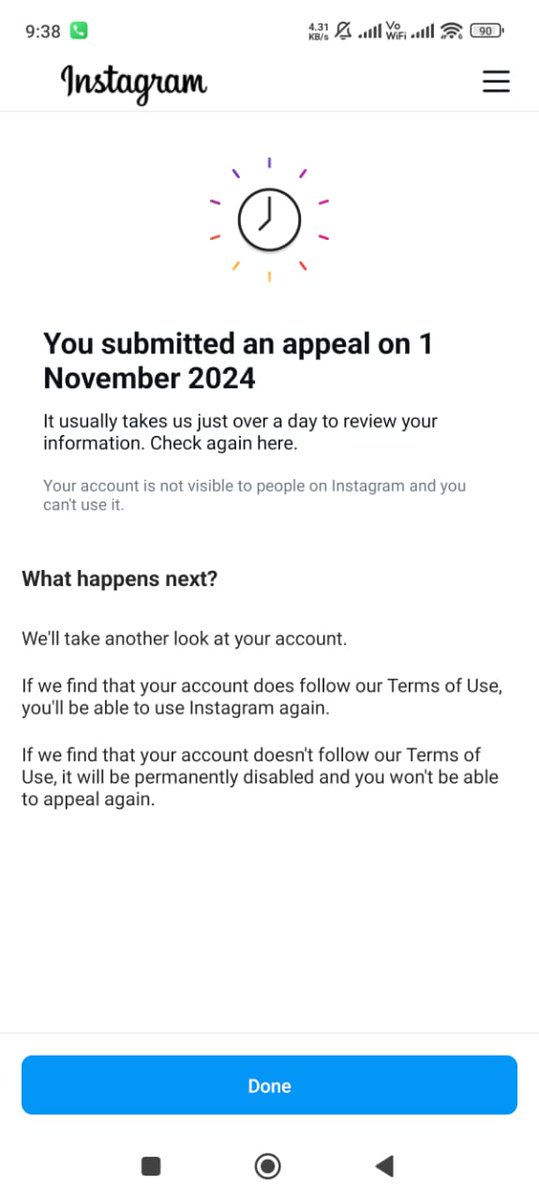 <a href="/InstagramComms/">Instagram Comms</a> @Instagram My account was automatically deleted without warning, and I’m not sure why. Can you please help me restore it? I've lost access to my content and connections, and I urgently need support to recover it. Thank you! 
<a href="/Meta/">Meta</a>
<a href="/facebook/">Facebook</a>
<a href="/instagram/">Instagram</a>