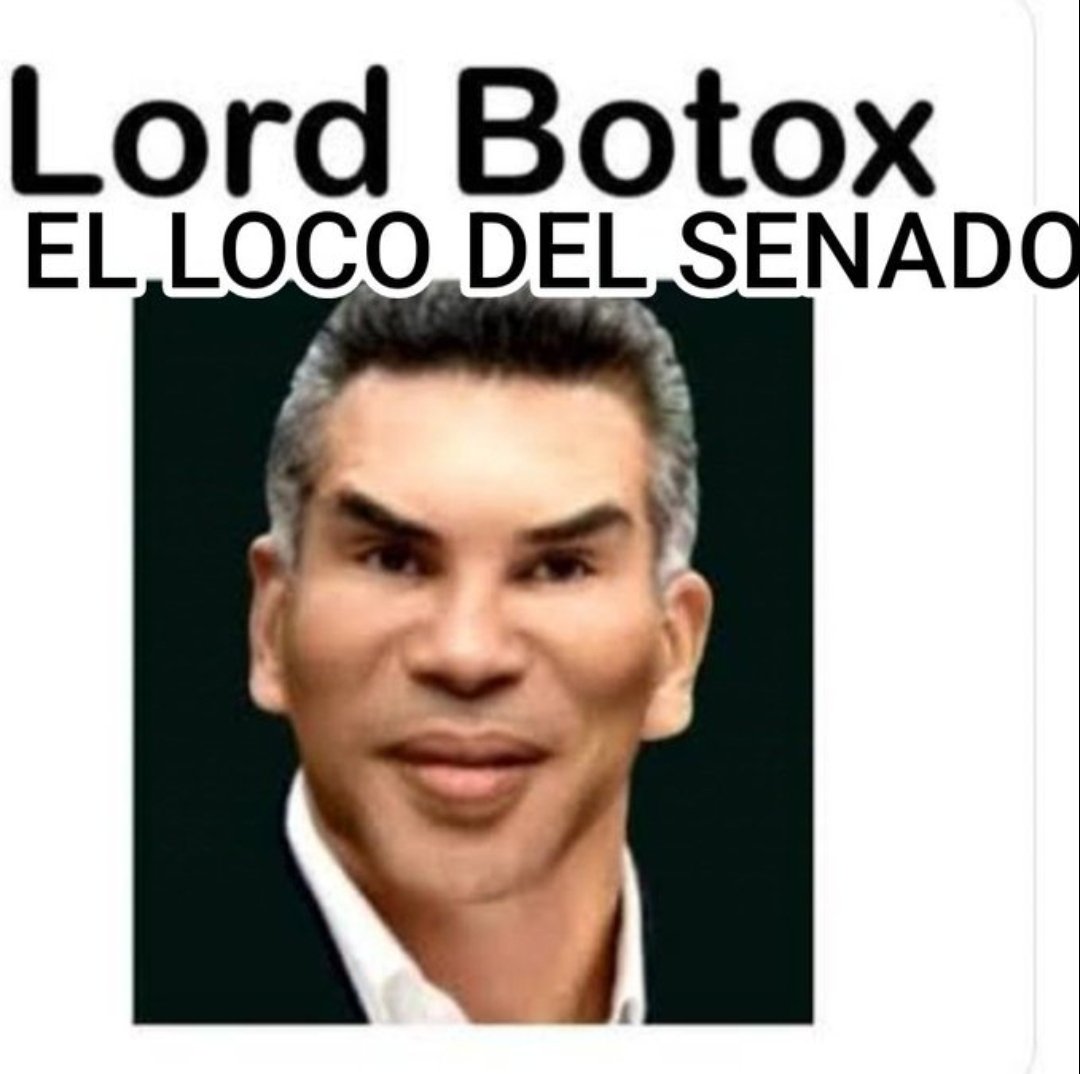 ndurancoronado's tweet photo. CIRCULA EN X.
🤣👇🏼
#ElLocoDelSenado 
#LordBotox https://t.co/AETMzIVmg9