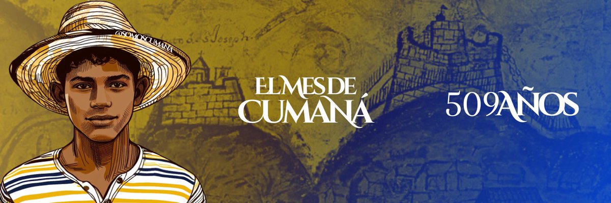 SomosCumana's tweet photo. #ElMesDeCumaná 🏰 

Nuestra historia, nuestra identidad. 

#Cumaná509 💛💙 https://t.co/hfXQreqbfo