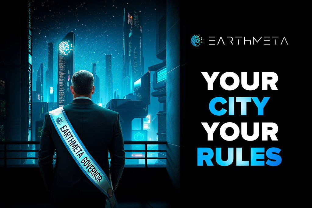 EarthMetaAi's tweet image. 🌍 Ready to own your piece of the Metaverse? At EarthMeta, your city means your rules! 🏛 

Step into a world where you’re not just a participant—you’re the governor. Control, innovate, and transform your city to your vision.🏙✨

Secure your spot and shape the metaverse of…