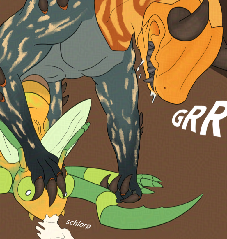 Prowler is always on the hunt for more cock and ball sizes. And this time it was @AurpheusPixel's turn donating some growth to the pumpkin beast~

Happy Halloween, cock meat!
>>> Full version on FA and BS!