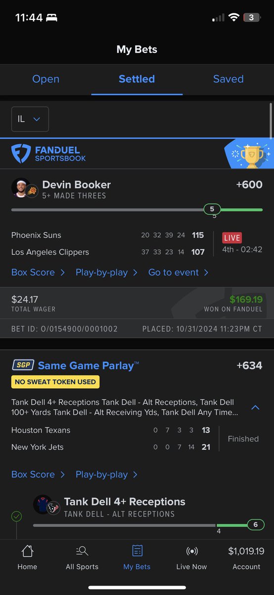 dirtystew's tweet photo. What a night @CodyBrownBets @DoctorProfit https://t.co/x45OsGE9iE