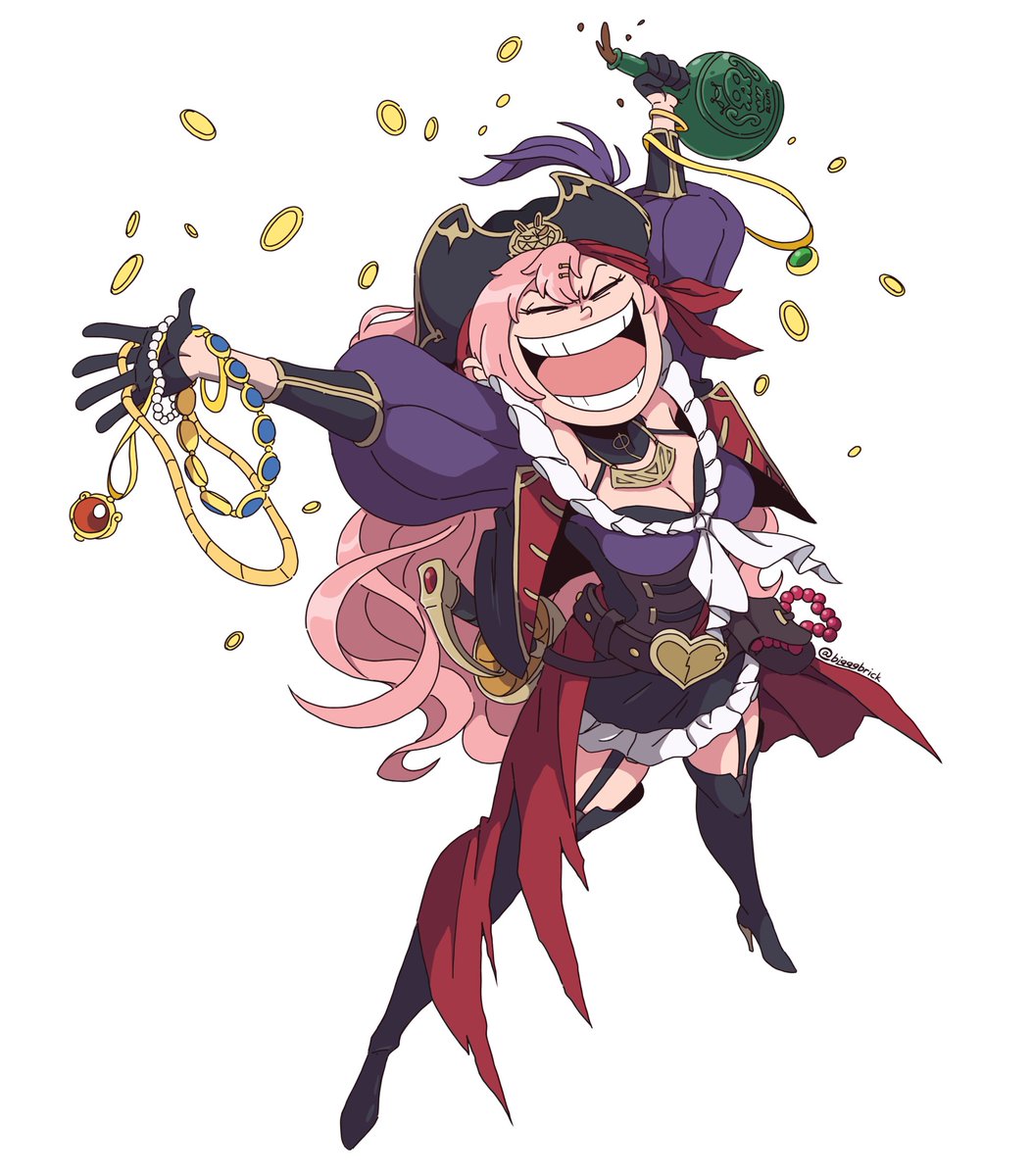 pirate queen nicole is too good not to draw 🏴‍☠️ happy halloween everybody 🎃🎃🎃
#zzzero #ゼンゼロ