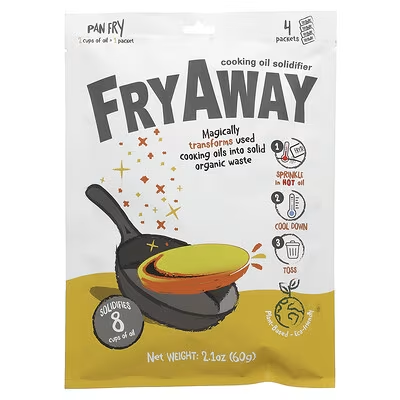 pfdealz's tweet image. FryAway, Cooking Oil Solidifier, Pan Fry, 4 Packets, 2.1 oz (60 g)

howl.link/f13wjw5cwd8tk

 #affiliate #Solidifier #Oil