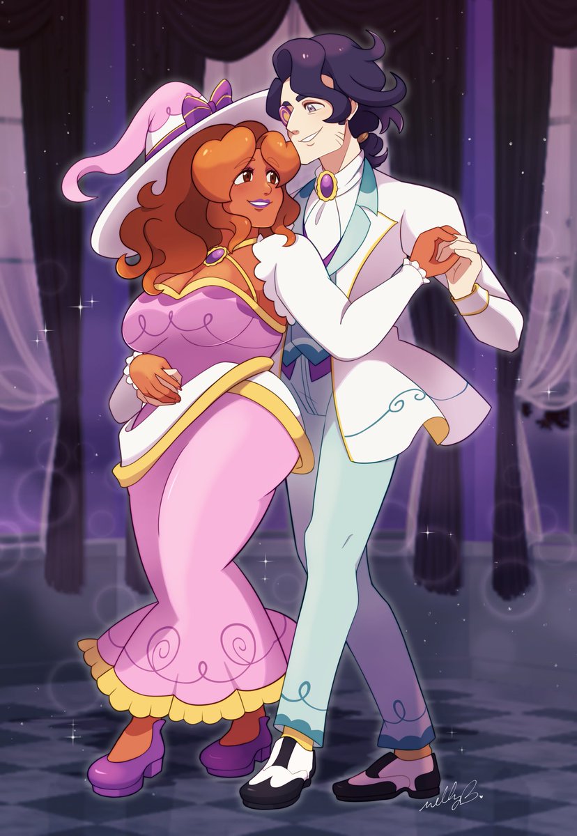 [Latteshipping ☕️💕]
Time for a (haunted) dance

Happy Halloween!🎃✨