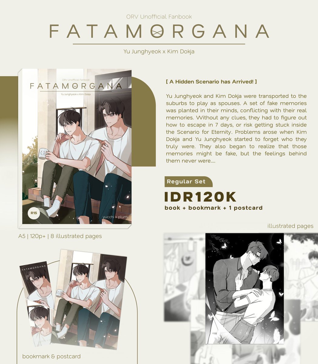StarStreamGO's tweet photo. [USA GO] @yuccheeyy @plumteamaster FATAMORGANA Fanbook Preorder

✨Deadline: November 14th @ 11 PM EST
✨Series: ORV
✨Price: $12-$18
✨Form: https://t.co/JyKRm5sUmY

✨RTs appreciated✨ https://t.co/SYa0upiaCv