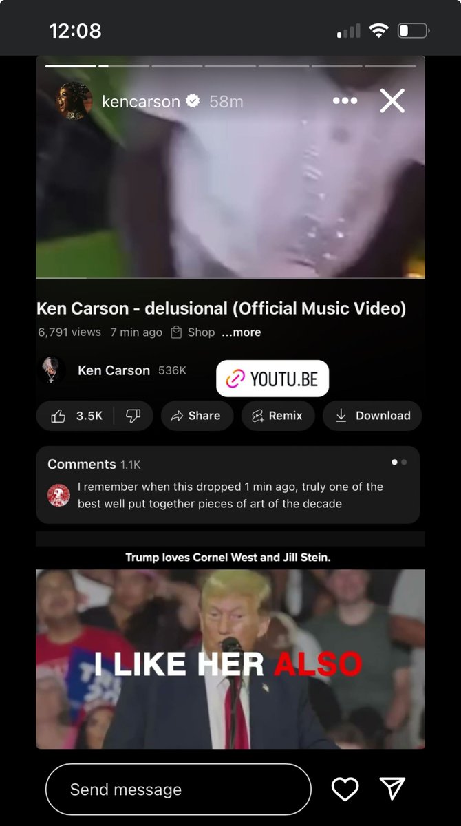 Ken Carson is confirmed Trump supporter? 😭