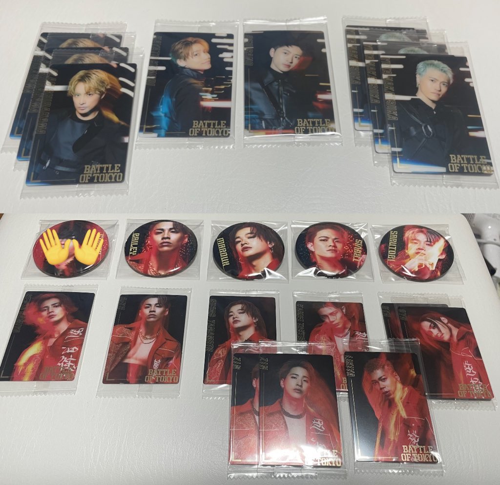 ___umx9's tweet photo. BATTLE OF TOKYO BOT グッズ交換買取

譲）1.2.3枚目の画像

求）買取または八木・中島 過去グッズ

郵送⭕️ アプリでの取引⭕️
心当たりのある方はリプお待ちしております。
買取の値段も提示お願いします。

#BOT #ファンタグッズ交換 https://t.co/ojg6lvXdl3