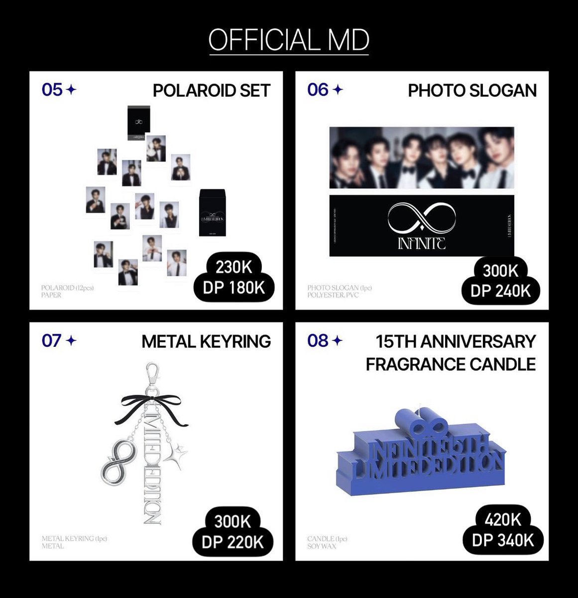 elswhere_16's tweet photo. OPEN PRE ORDER 

INFINITE 15TH ANNIVERSARY CONCERT LIMITED EDITION OFFICIAL MD

Harga tertera sudah termasuk ems tax (est berat)
Bisa DP✅
Group DM✅
Pelunasan co shopee✅
📍JKT

DM for order💛 https://t.co/qp8l49LvWn