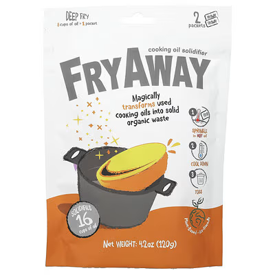 pfdealz's tweet image. FryAway, Cooking Oil Solidifier, Deep Fry, 2 Packets, 4.2 oz (120 g) for $10.47

howl.link/84oi1hyxe7ttf 

 #affiliate #Deep #Solidifier