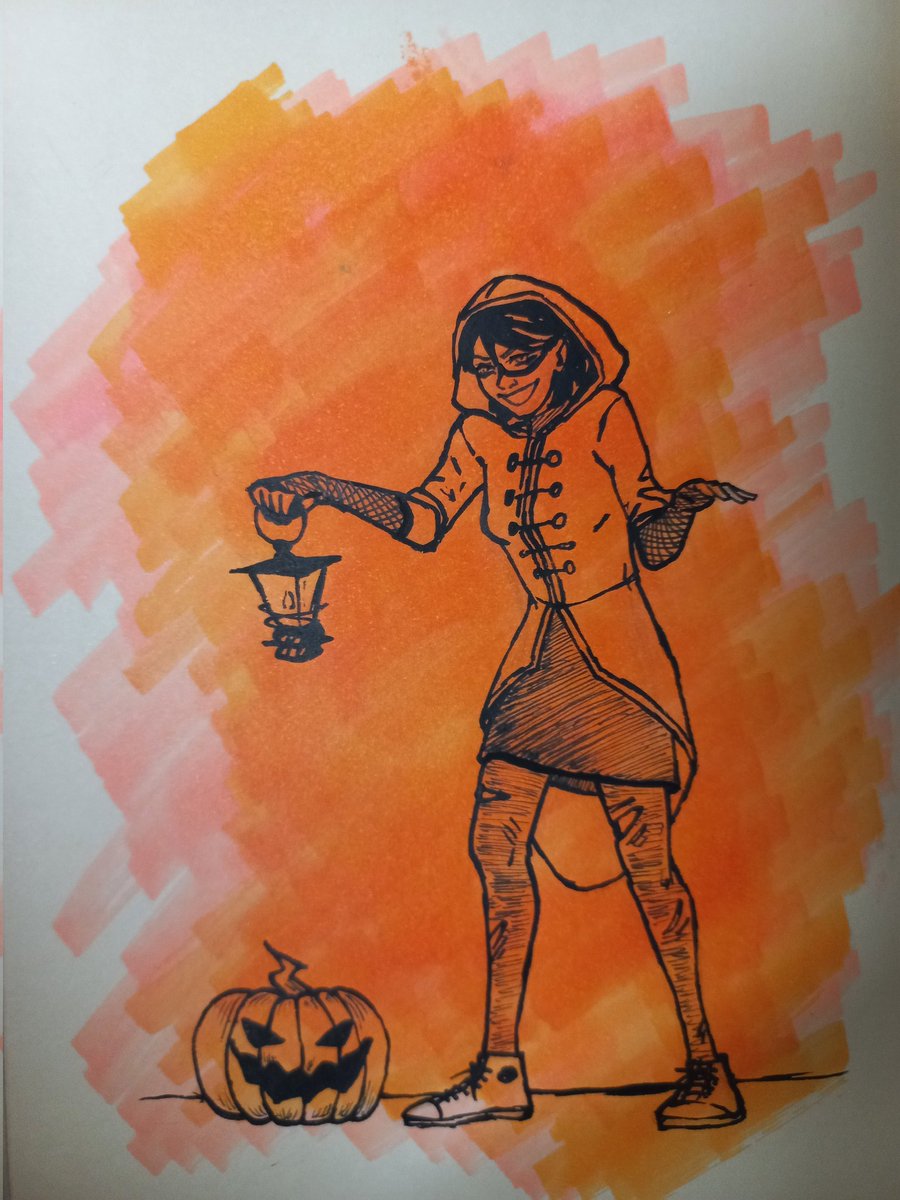 ava_omidi72809's tweet photo. HAPPY HALLOWEEN 🎃 
This is my oc Nora
#OC https://t.co/6hEuJjjIBa