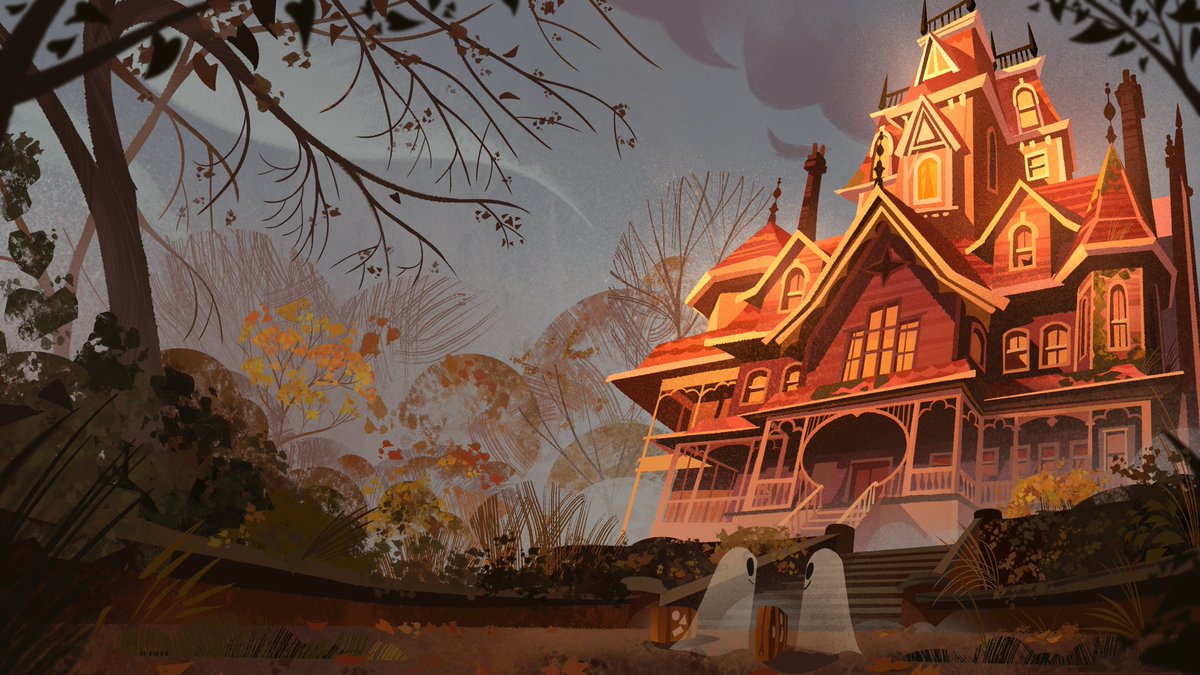 Happy Halloween 🎃🍂, here’s a spooky mansion to celebrate the occasion