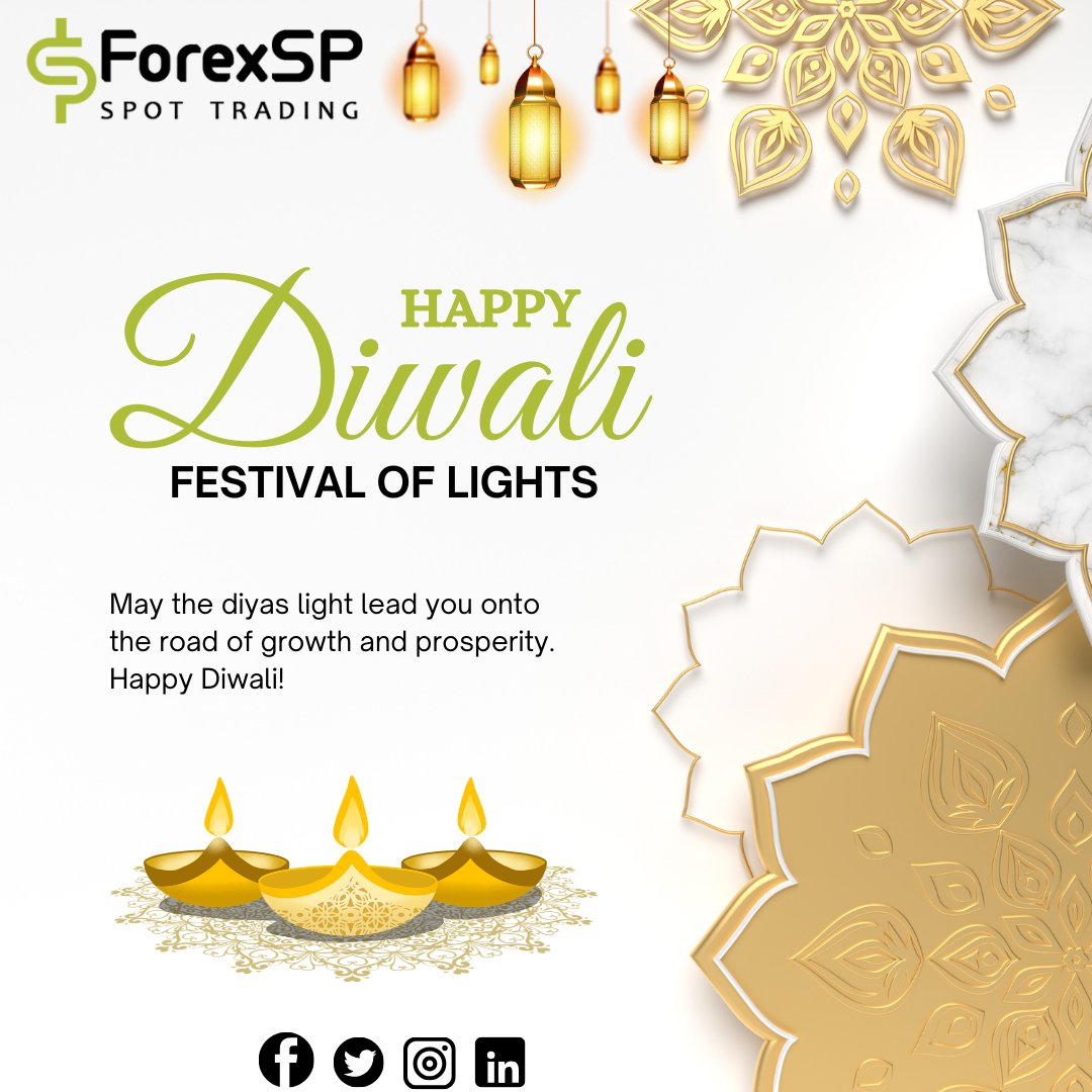 ForexSptrading's tweet photo. Wishing you a Diwali filled with bright lights, joy, and endless prosperity! May this festival bring happiness to your home and success to your path.

.
.

#forexspottrading #HappyDiwali
#Diwali2024
#FestivalOfLights
#DiwaliCelebration
#DiwaliVibes
#LightUpYourLife https://t.co/gMLbQHgkLI