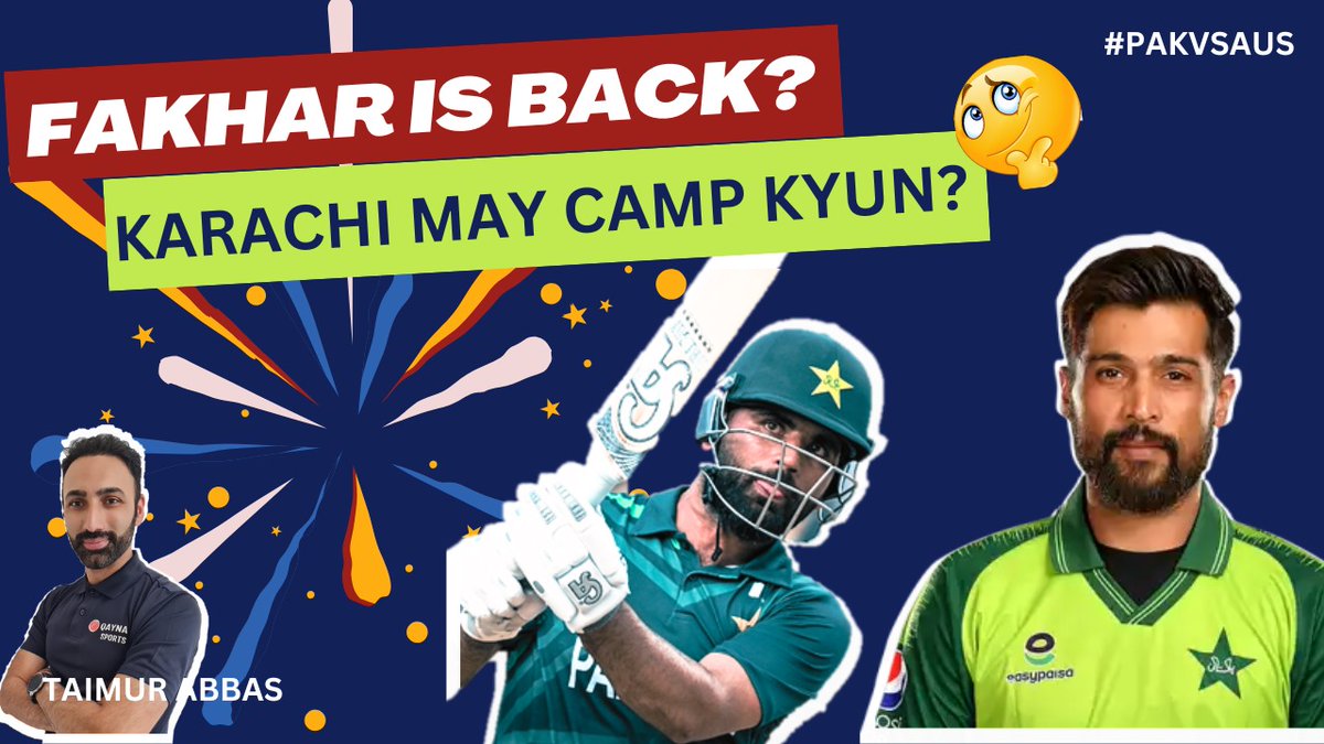 Good news for Fakhar fans.
youtu.be/KtOhygOGa5U.