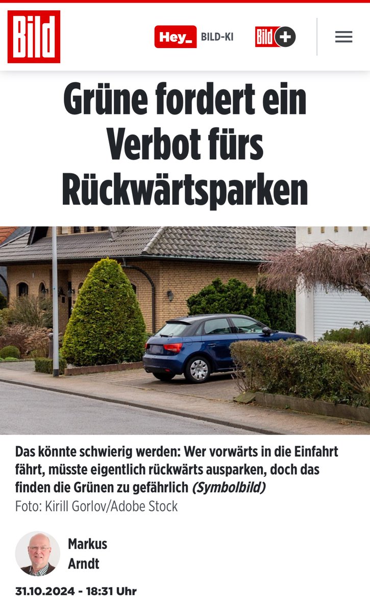 CantorUnendlich's tweet image. Typische Hetze und Grünen-Bashing der Bild. Es geht überhaupt nicht um die auf dem Foto dargestellte Parksituation, so wie es Bild suggeriert. Da wäre die neue Regelung absurd, was die Stadt Kiel natürlich weiß!

Die Wahrheit:
kn-online.de/lokales/kiel/p…