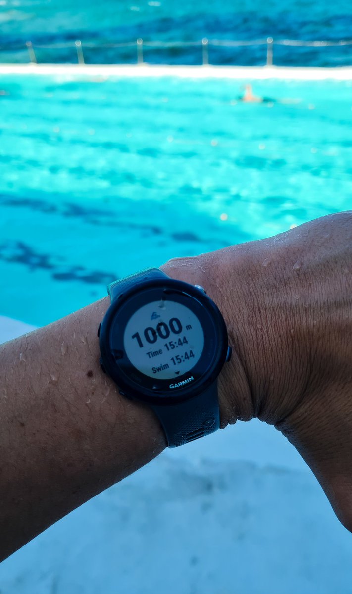 Jack gets the first Icebergs swim of the #SwimTrek60K in. 15:44 PB. Just 59km to go then for Team WSB! 🫣😅🏊‍♂️🌊 <a href="/SwimTrek/">SwimTrek</a>