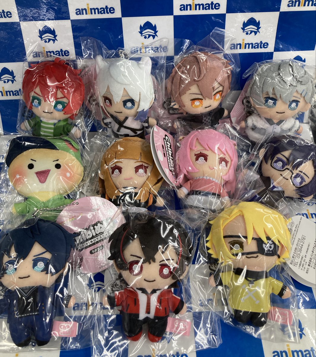 グッズ情報】 「カラフルピーチ」 ・Chibiぬいマスコット 各種 好評