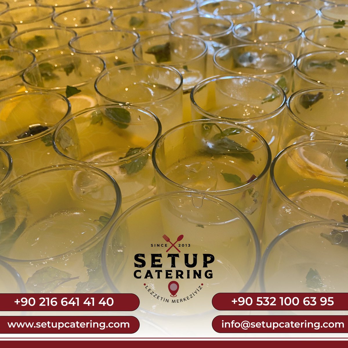 SetupCatering's tweet photo. Kokteyl Prolonge, Düğün-Nişan Kutlamaları, Açık Büfe Etkinlikleri, Özel Davetler, Coffee Break, Tekne Davetleri, Kurumsal Etkinlikler vb. tüm etkinliklerinizde Setup Catering yanınızda.

📍 Merkez Mah. Erenler Cad. Murat Sok. No:12, Setup Catering Plaza, Çekmeköy, İstanbul https://t.co/orSdgDihpT