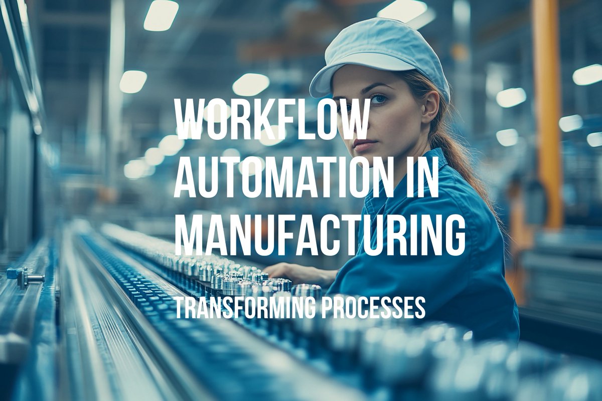 🔍 How Are Leading Manufacturers Like Siemens and Toyota Leveraging Workflow Automation? ⚙️🚀
Learn how: 👉  buff.ly/3YwvBhb 
#WorkflowAutomation #Manufacturing #ProcessOptimization #LeanManufacturing #IndustrialAutomation #Efficiency #QualityControl #BusinessGrowth