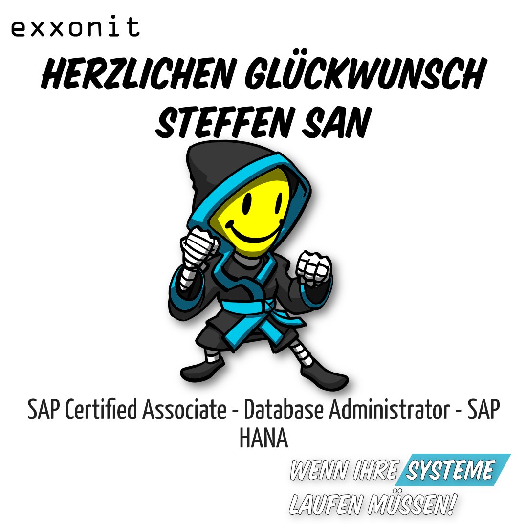 exxonit's tweet photo. Herzlichen Glückwunsch Steffen San! #Team #exxonit #NInja https://t.co/ovv19wes6q