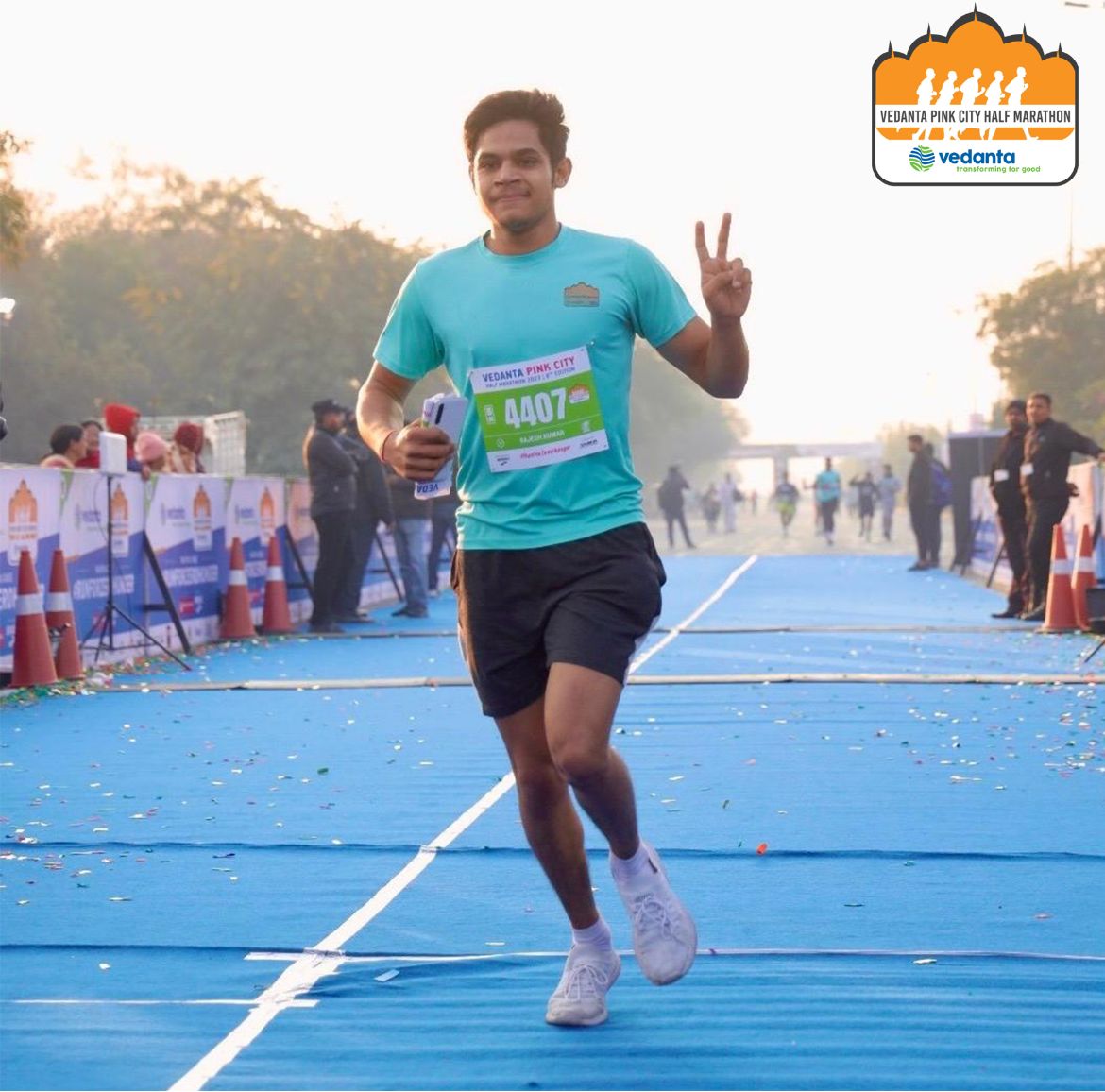 Vedanta Pink City Half Marathon tweet media