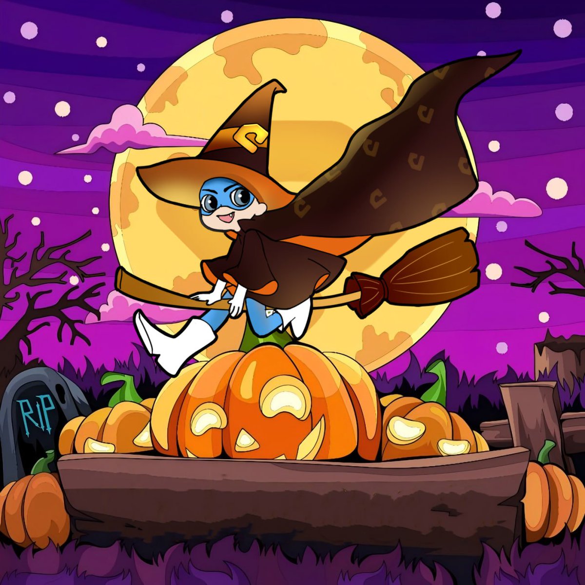 HoldCoinGo's tweet photo. 😱 Halloween “trick or treat” challenge is here! 

Dear friends, happy Halloween! ☠️ On this eerie and mysterious night, we’ve prepared a surprise-filled “trick or treat” themed event for you! 🔥

Just take a screenshot of your Holdcoin homepage asset interface and tag it with #HoldcoinHalloween, including your game ID, for a chance to win our exclusive Halloween reward—300 sparkling diamonds!💎

🃏 The “No Screenshot, No Treat” event has now begun! Show off your Holdcoin and let’s celebrate together amidst ghosts and candies! 🍬🍬