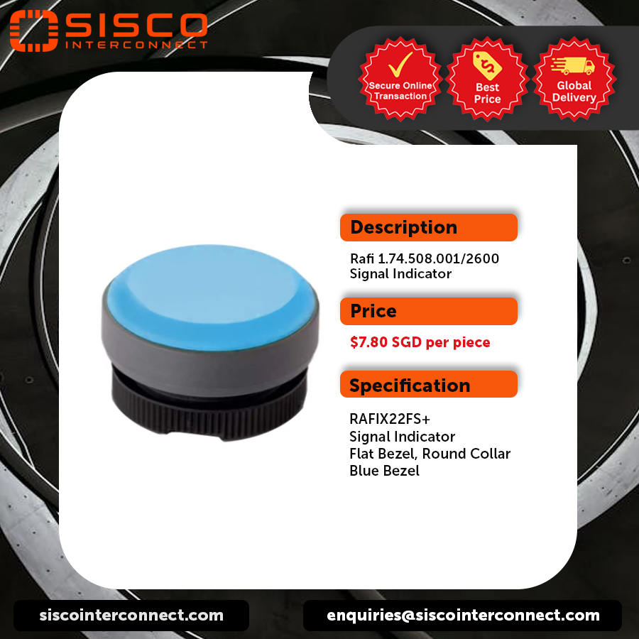 siscointercon's tweet photo. Rafi Signal Indicator
Available at https://t.co/2uSOngNXLo

Worldwide Shipping | Secure Online Transaction

#engineering #electroniccomponents #semiconductor #components #technology #pushbuttons #switches #rafi #signallamp https://t.co/ORLusTnkCH