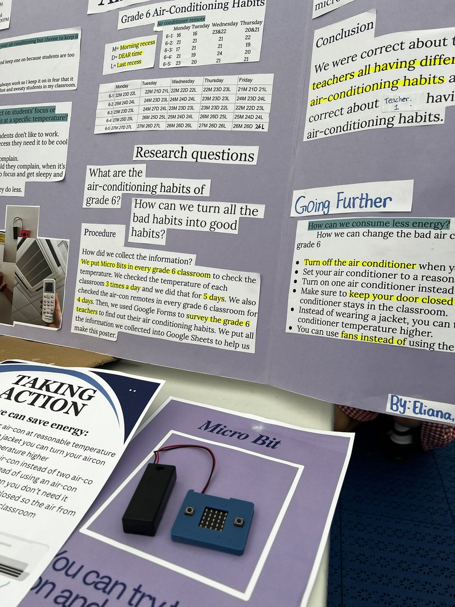 Loved seeing how our Grade 6 students used <a href="/microbit_edu/">Micro:bit Educational Foundation</a> to collect environment data from around our school! <a href="/TISMacao/">TIS Macao</a> #TISSteam