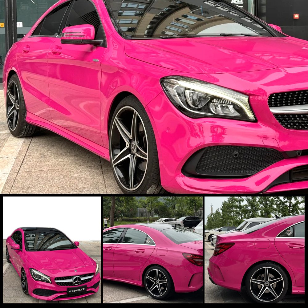 tomclarance1's tweet photo. #carfilm
#carwrap
#vinylwrap
#Car 
     PET Gloss Magenta, Your own special Red color to be installed on your car body, Still feeling Royal and Romantic.
   https://t.co/lGnOFhn2O4 https://t.co/rVUsqcXiVc