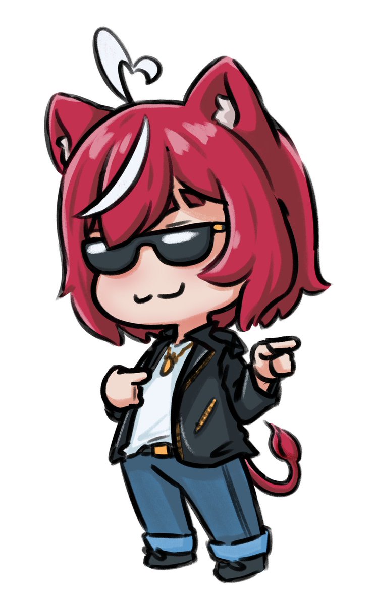 NeomeonDraws's tweet photo. One last late arts for artstober 🎃 Think he came out too cool, very off model 😂
 #fanartssounds https://t.co/GJCqqlyGWS
