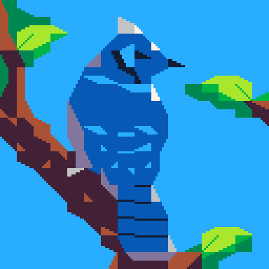 LokiStriker's tweet image. &quot;Blue&quot;
#textmode #pixelart #pico8