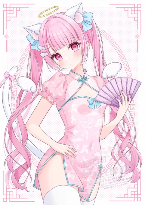 skebにて猫音らむ様( )を描かせて頂きました。リクエストありがとうございます#Skeb #Commission #猫音らむ 