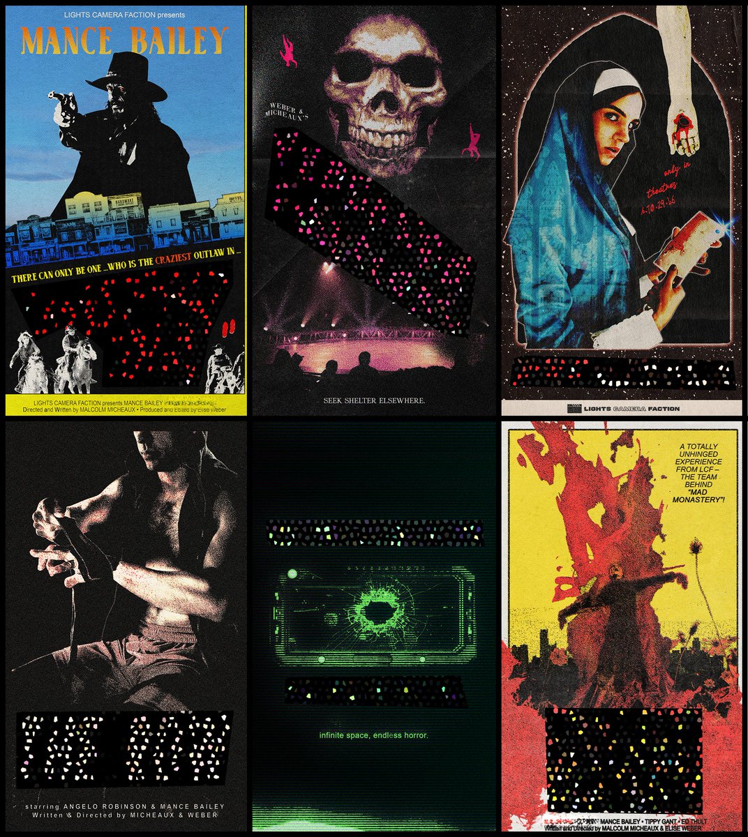 !SEXTUPLE FEATURE!🎞️

In our upcoming VR title, Deep Cuts, you are tasked with exploring 6 different films from the back catalogue of Lights, Camera, Faction.

What would you title each film?