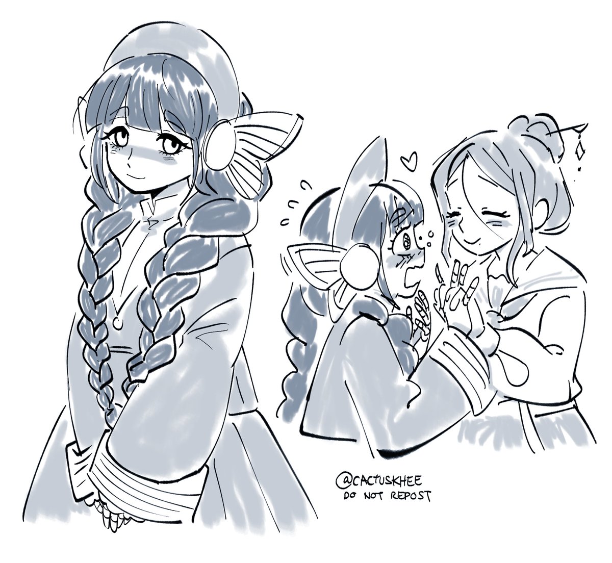 drew some friend's UTAUs 🎶 