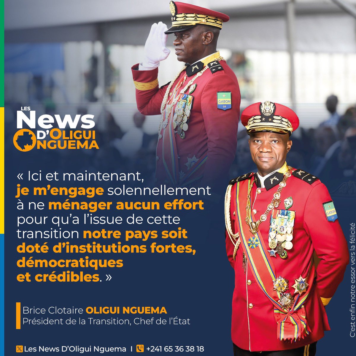 Les News D’Oligui Nguema tweet media