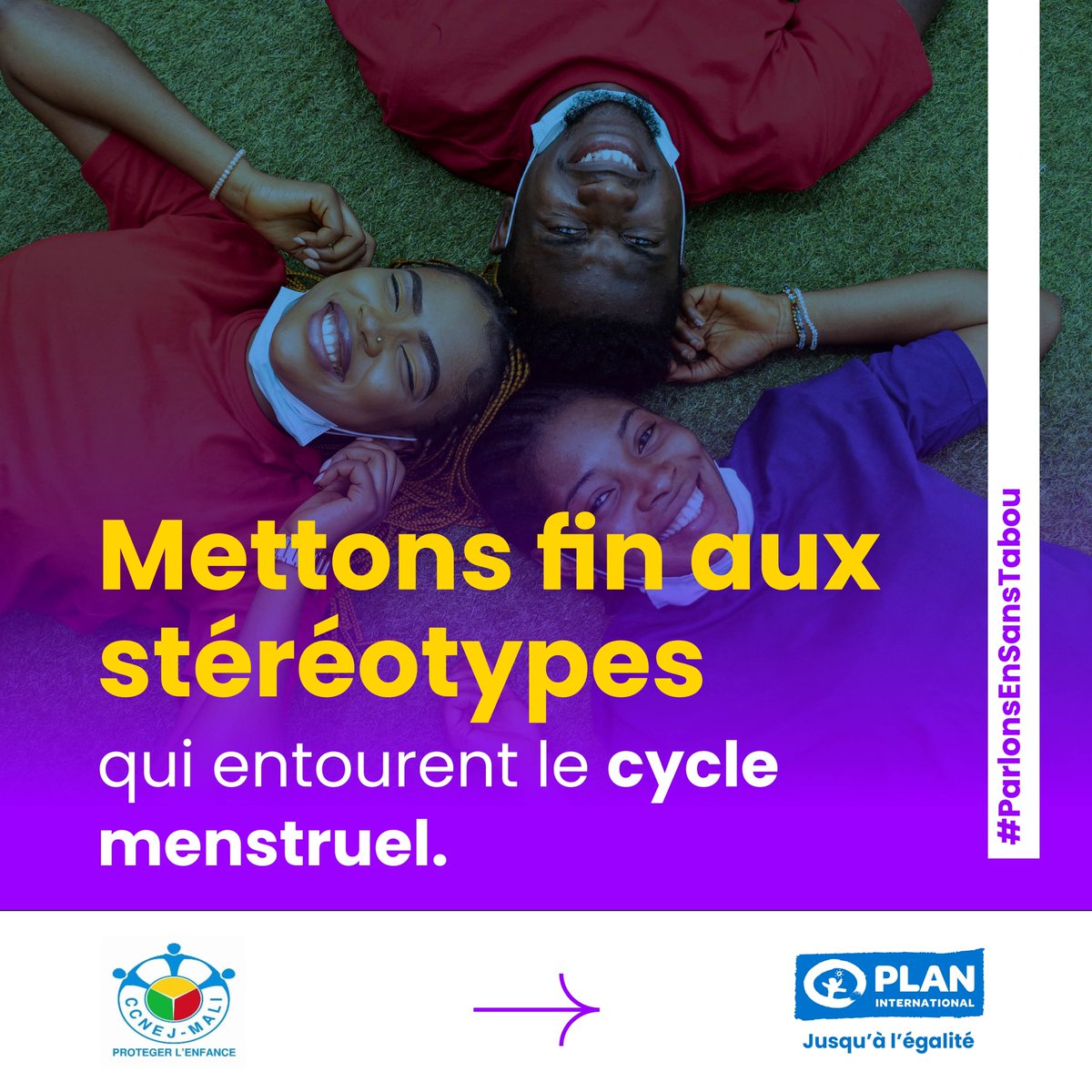 CCNEJ_Mali's tweet photo. 🛑 Mettons fin aux stéréotypes autour du cycle menstruel ! Parlons-en pour briser les tabous et promouvoir un monde plus inclusif. 🌸💪 #SantéMenstruelle #StopAuxTabous #Éducation https://t.co/2GlOW5uM6k