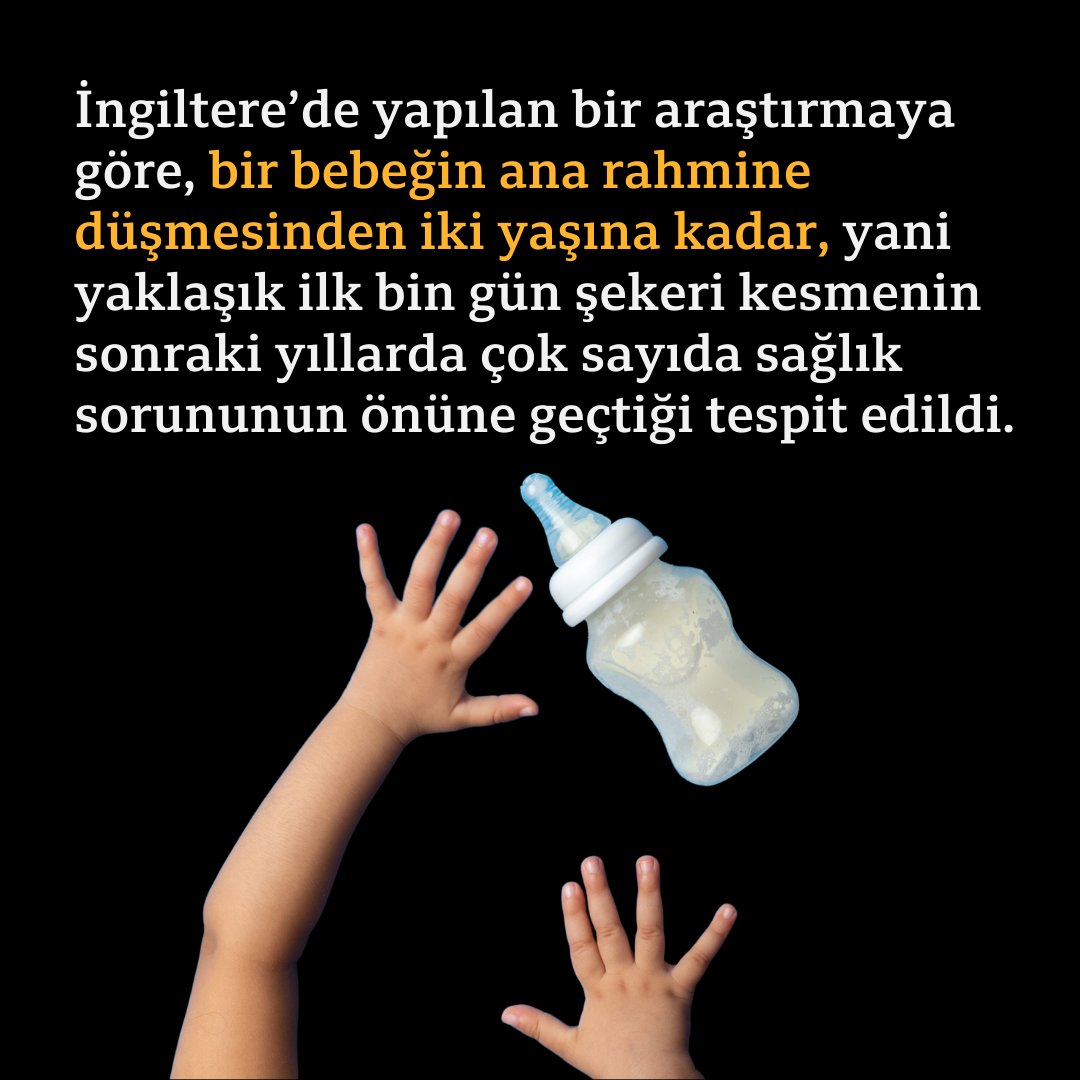 bbcturkce's tweet photo. Bir bebeğin hayatının ilk bin günü şeker tüketmemesinin sonraki yıllarda çok sayıda sağlık sorununun önüne geçtiği tespit edildi.

https://t.co/hN7ZBJXYfI https://t.co/HBFehKHlwY