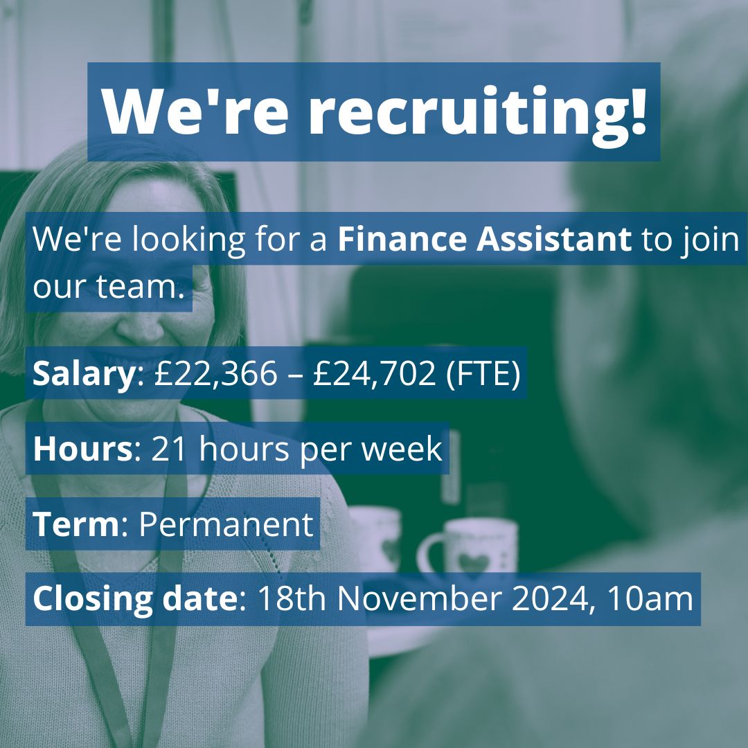 We're hiring! We're looking for a Finance Assistant. Interested in the role? Find out more and apply⤵️ 
buff.ly/3Ynq63o