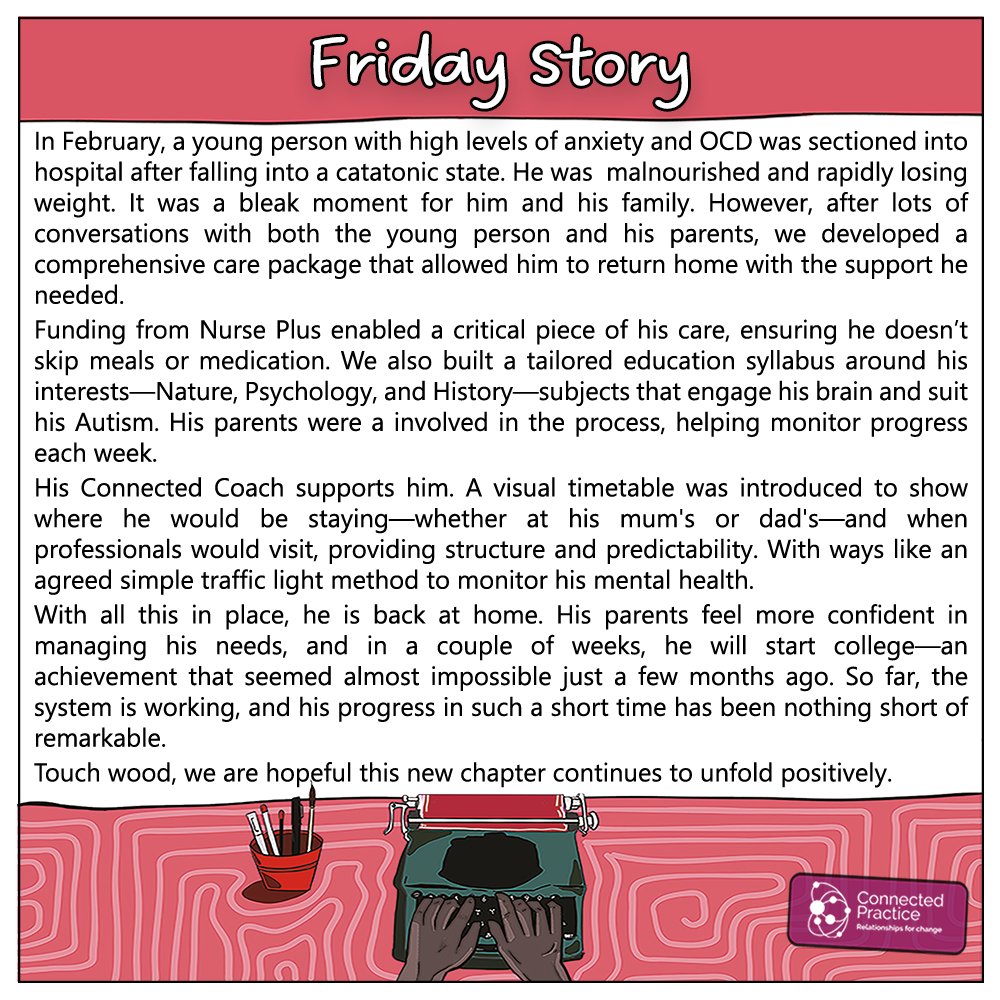 Big thanks to Jonathan for sharing this remarkable story. Trouble viewing? Please visit ow.ly/aerf50TVC9T #FridayStory #StorySharing #Connection #SocialWorkStories