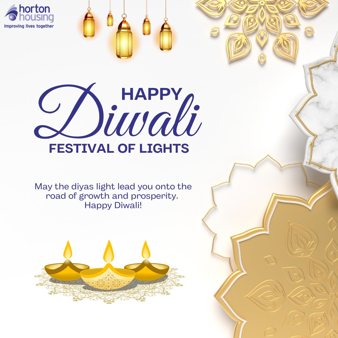 May the diyas light lead you onto the road of growth and prosperity. 
Happy Diwali!

#hortonhousing #diwali #light