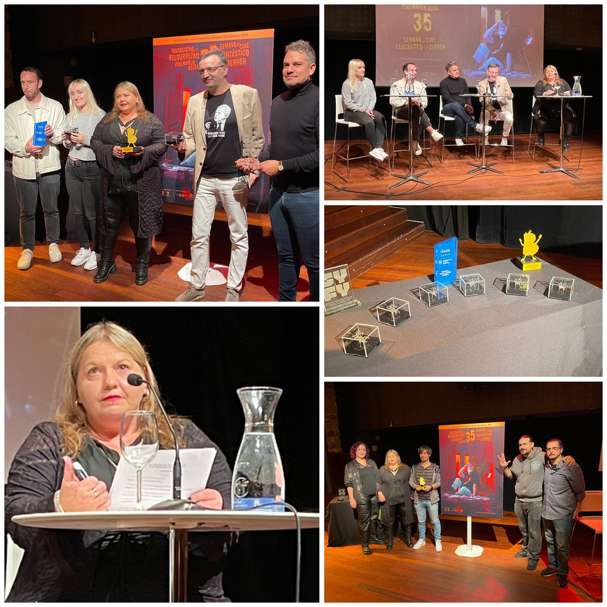 BlogosDeOro's tweet photo. Lectura del palmarés oficial de la #35semanaterror de #SanSebastian. Premio #BlogosDeOro para #BodegonConFantasmas de #EnriqueBuleo  
Enhorabuena!!! 
@horrorfestival https://t.co/oFGfTa1Ufr