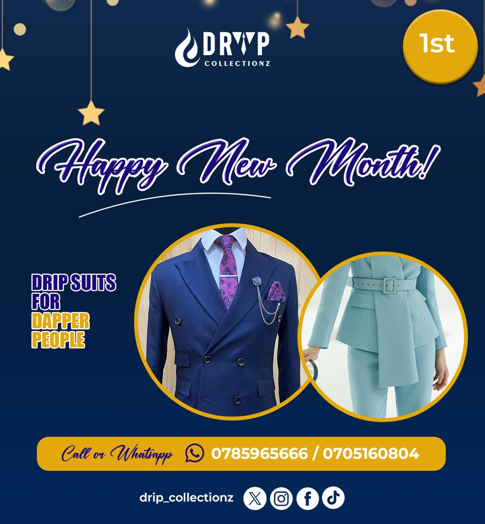 DripSuits's tweet image. Happy new month from us ❤️